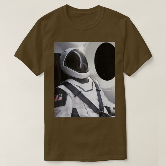 Cool Astronaut Spacesuit Space Travel I Love Astro T-Shirt (Design Front)