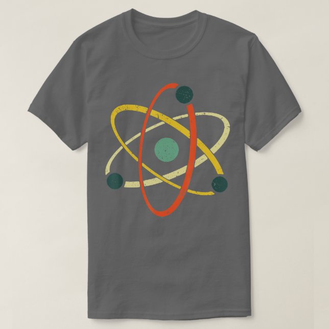 Cool Atom Art Men Women Biology Physics Chemistry  T-Shirt (Design Front)