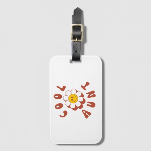 Cool Aunt Luggage Tag