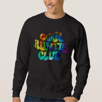 Cool Auntie Club Retro Tie Dye Groovy Sweatshirt