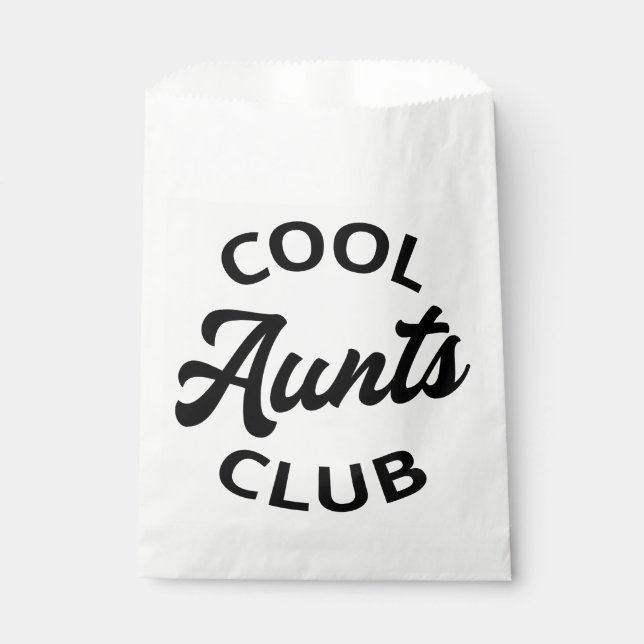 Cool Aunts Club I Favor Bag (Front)