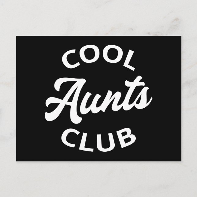 Cool Aunts Club I Postcard (Front)