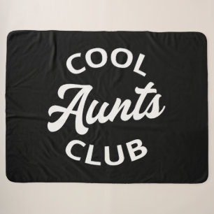 Cool Aunts Club I Sherpa Blanket