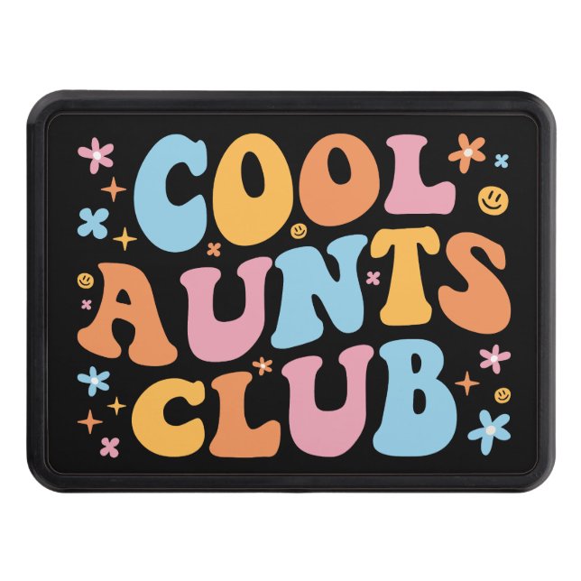 Cool Aunts Club III Hitch Cover (Front)