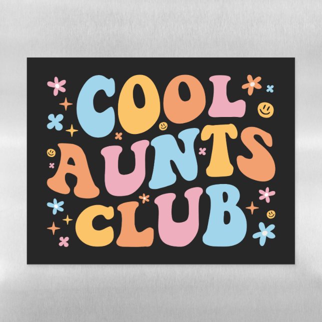 Cool Aunts Club III Magnetic Dry Erase Sheet (Horizontal)