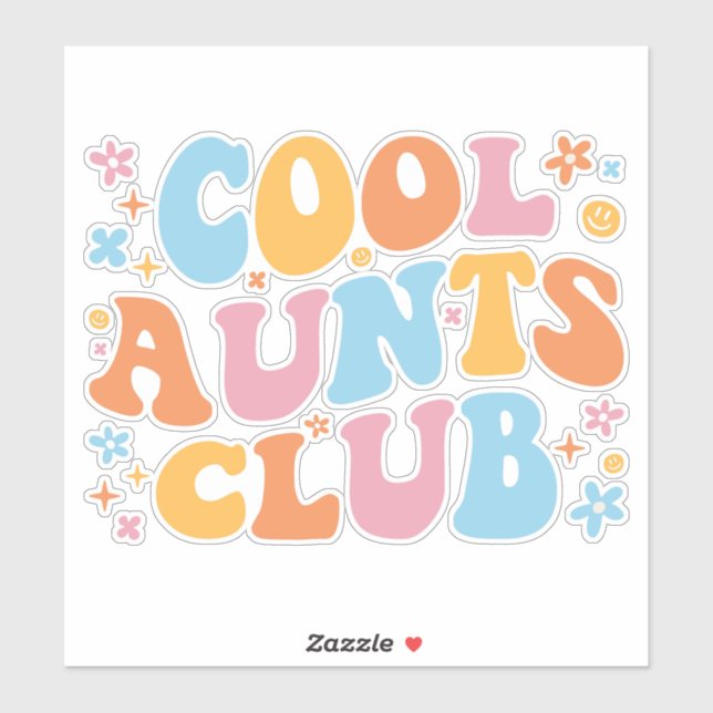 Cool Aunts Club III Sticker (Sheet)