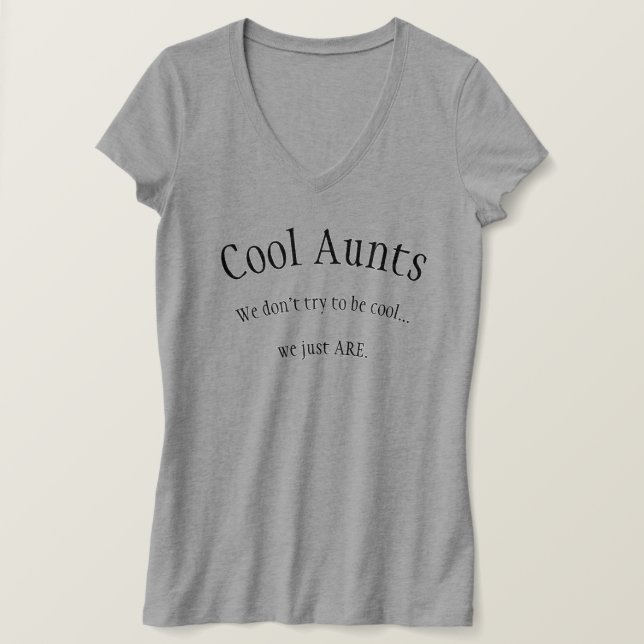 Cool Aunts Jersey T-shirt Shirt (Design Front)