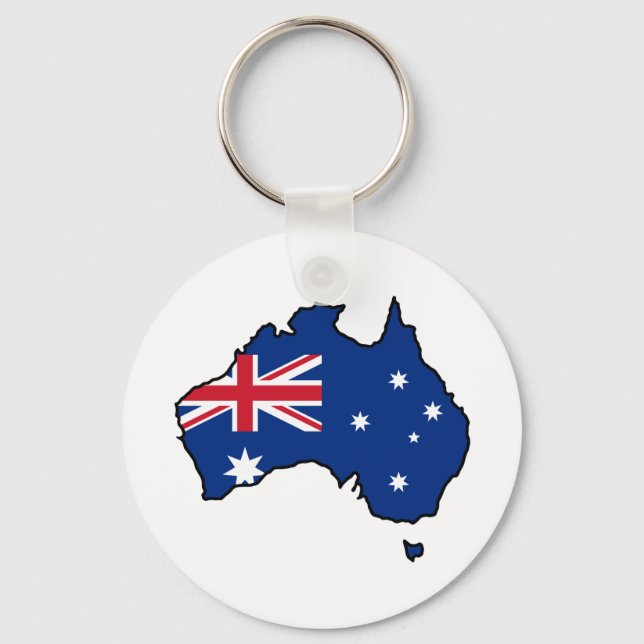 Cool Australia Keychain (Front)