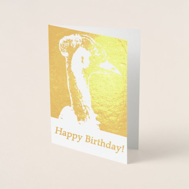 Cool Australian Emu Birthday Card (Front)