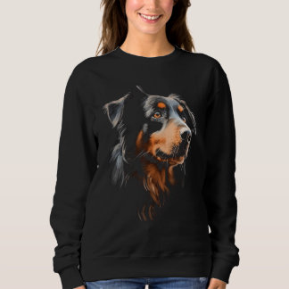 Cool Australian Shepherd Face Awesome Sweatshirt