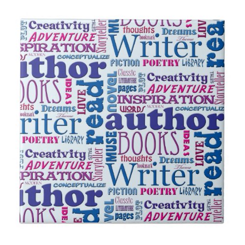 Cool Authors Pattern Tile