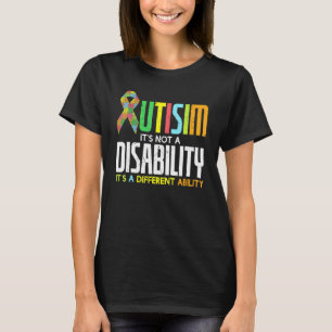 Cool Autism No Disability Just Another Ability Car T-Shirt