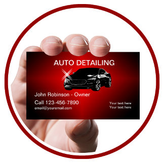 Cool Auto Detailing Business Cards