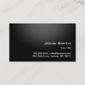 Cool Auto Trade Black business card (Back)