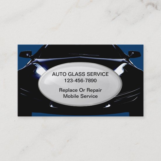 Auto Glass Business Cards - Business Card Printing | Zazzle