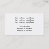 Cool Auto Windshield Repair Business Cards (Back)