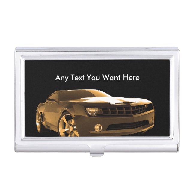 Cool Automotive Business Card Cases (Front)