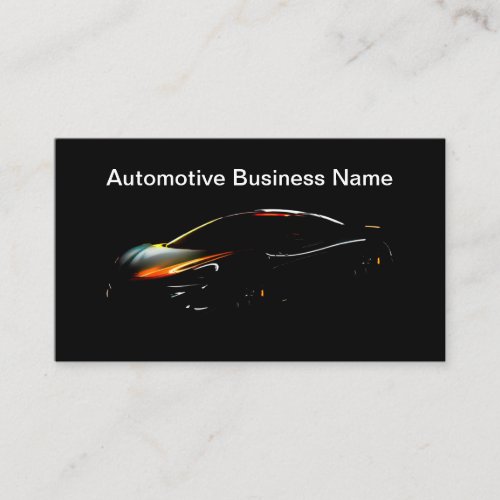 Cool Automotive Business Cards