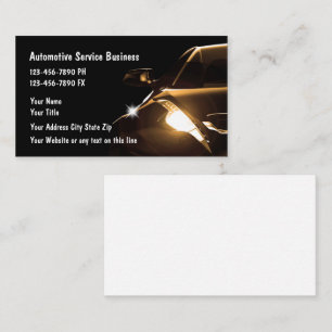 Cool Automotive Business Cards