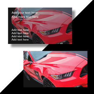 Cool Automotive Business Cards Double Side