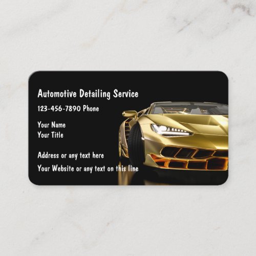 Cool Automotive Collision Auto Body Professional Business Card