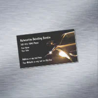 Cool Automotive Detailing Magnetic Business Cards