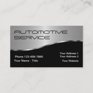 Auto Care Business Cards Zazzle