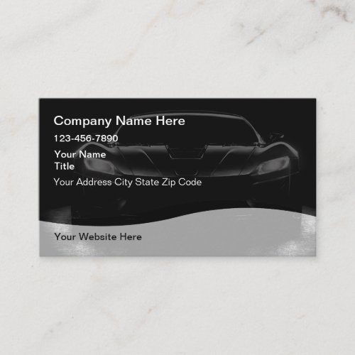 Cool Automotive Services Business Cards