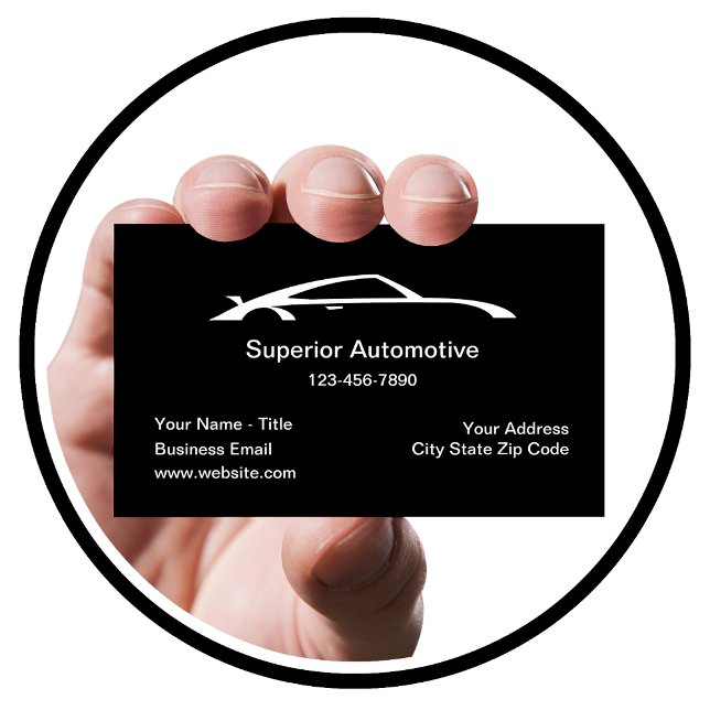 Cool Automotive Services New Business Cards (Creator Uploaded)