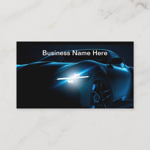 Cool Automotive Theme Business Cards New