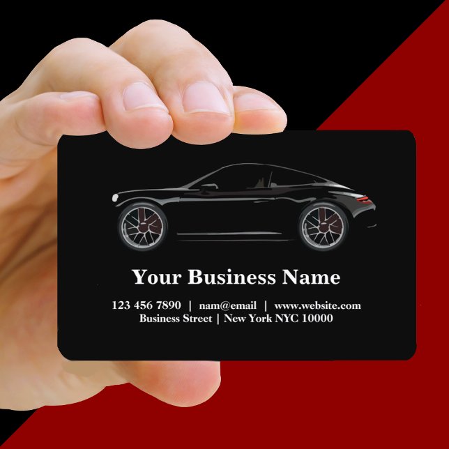 Cool Automotive Theme Business Cards Template (Creator Uploaded)