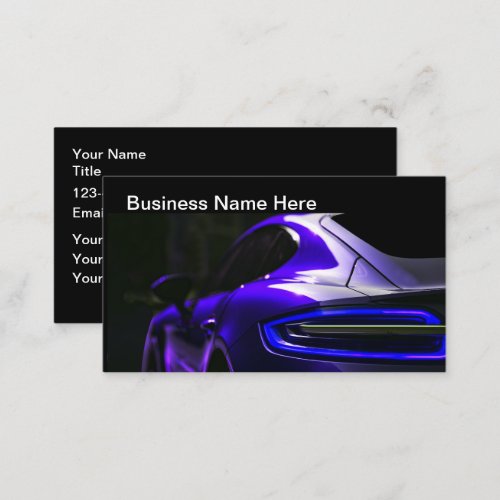 Cool Automotive Unique Business Cards