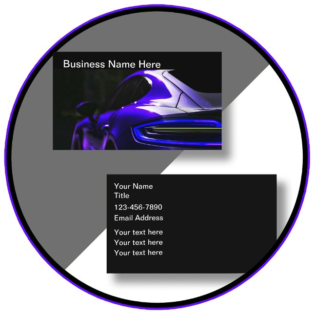 Cool Automotive Unique Business Cards (Creator Uploaded)