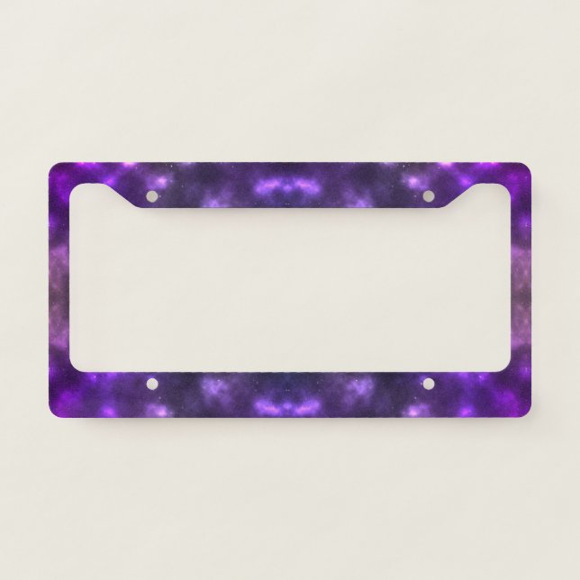 Cool Awesome BEautiful Trendy Purple License Plate Frame (Front)