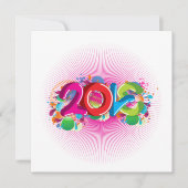 cool awesome colourful Love 2013 splatter doodles (Front)