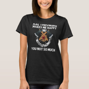 Cool Axe Throwing For Men Women Lumberjack Target T-Shirt