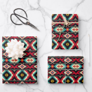 Cool Aztec Tribal pattern party Wrapping Paper Sheets