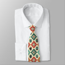 Cool Aztec Western tiled pattern  Neck Tie