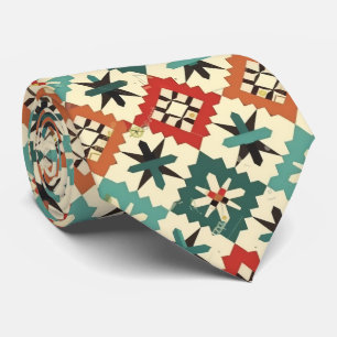 Cool Aztec Western tiled pattern  Neck Tie