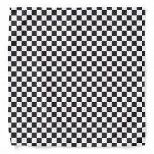 Cool B&W Chessboard Fashion Bandana