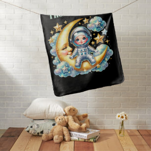 Cool baby Astronaut add name Blanket