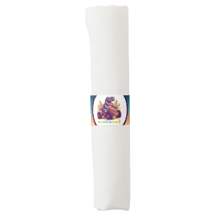 cool baby boy's first Birthday Dinosaur  Napkin Bands