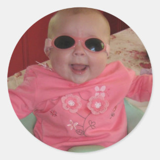cool baby cool classic round sticker