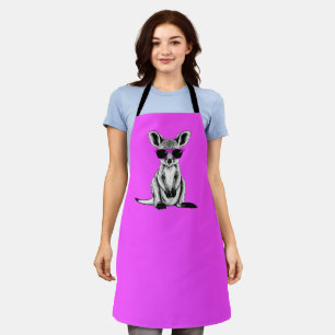 Cool Baby Kangaroo Joey  Apron