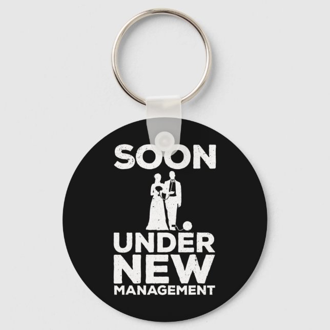 Cool Bachelor Party Design For Men Boys Groom Bach Keychain (Front)