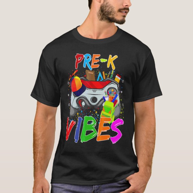 Cool Back To School Unlocked Level Up Gamer's Pre  T-Shirt (Front)