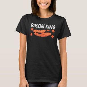 Cool Bacon Art For Men Dad Pig Pork Strips Breakfa T-Shirt