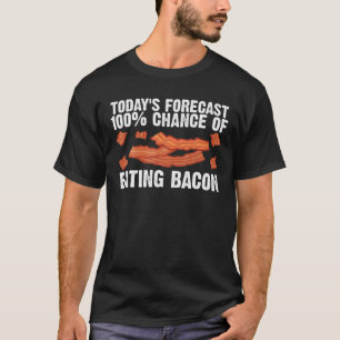 Cool Bacon Art For Men Women Pig Pork Strips Break T-Shirt