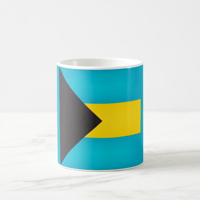 Cool Bahamas Flag Coffee Mug (Center)
