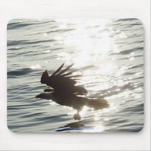 Cool Bald Eagle Wildlife Collection Mouse Pad